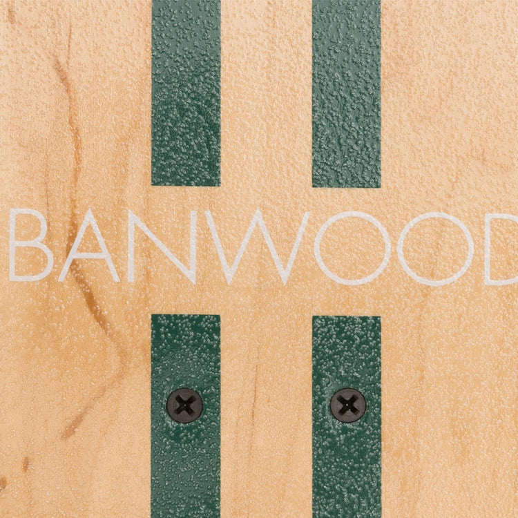 BANWOOD. Skateboard Πράσινο Ριγέ