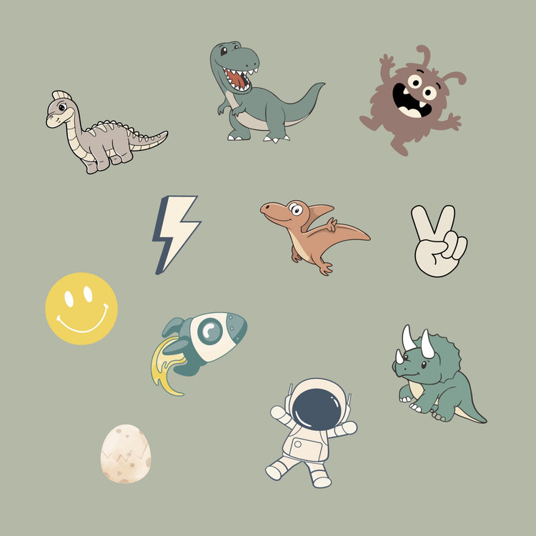 BANWOOD. Basket Pins - Dinosaurs