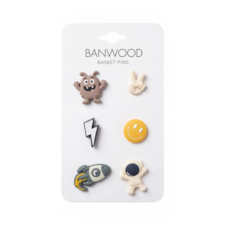 BANWOOD. Διακοσμητική Καρφίτσα για Καλάθι - Διάστημα