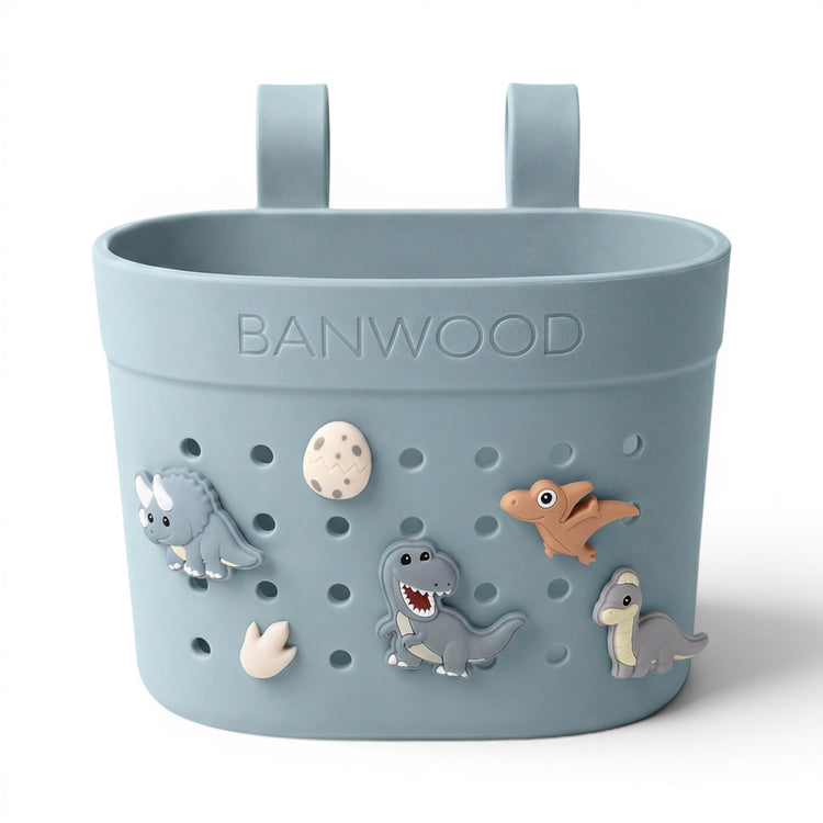 BANWOOD. Καλάθι Ποδηλάτου/Πατινιού Pin & Ride - Γαλαζοπράσινο