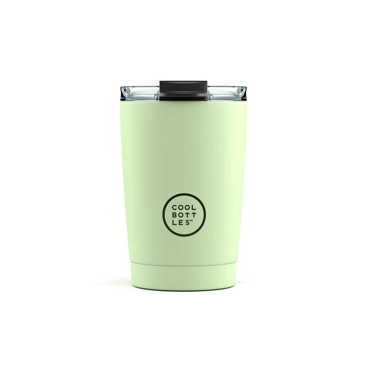 COOL BOTTLES. Stainless steel tumbler Pastel Green 330ml