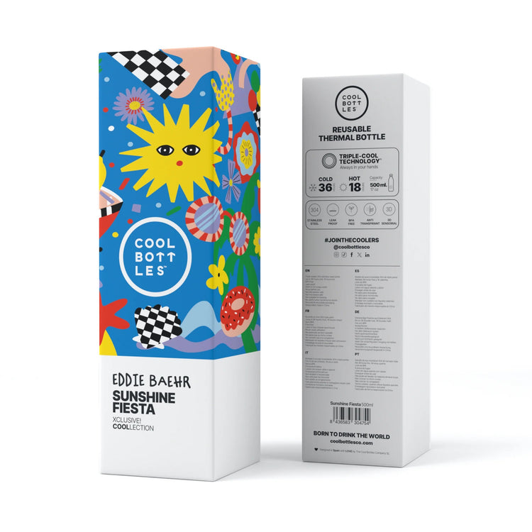 COOL BOTTLES. Water bottle Sunshine Fiesta 500ml