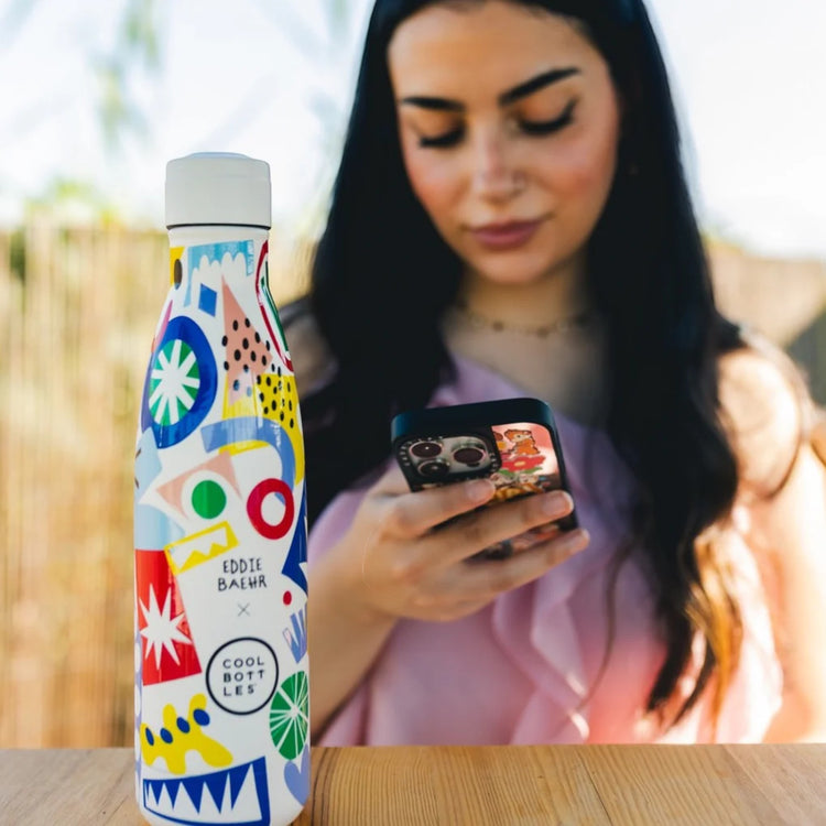 COOL BOTTLES. Water bottle Electric Garden 500ml