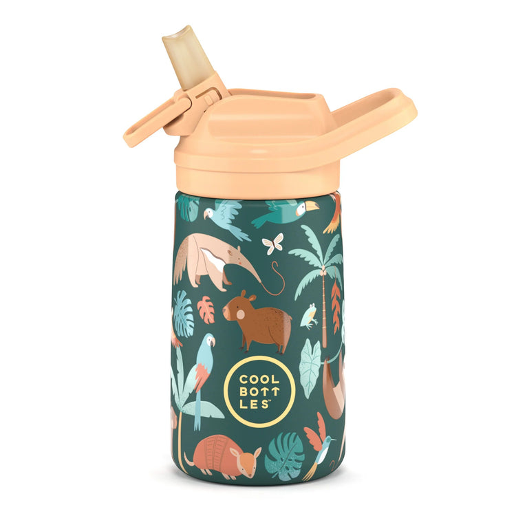 COOL BOTTLES. Kiddie Water bottle Rainforest Refuge 350ml