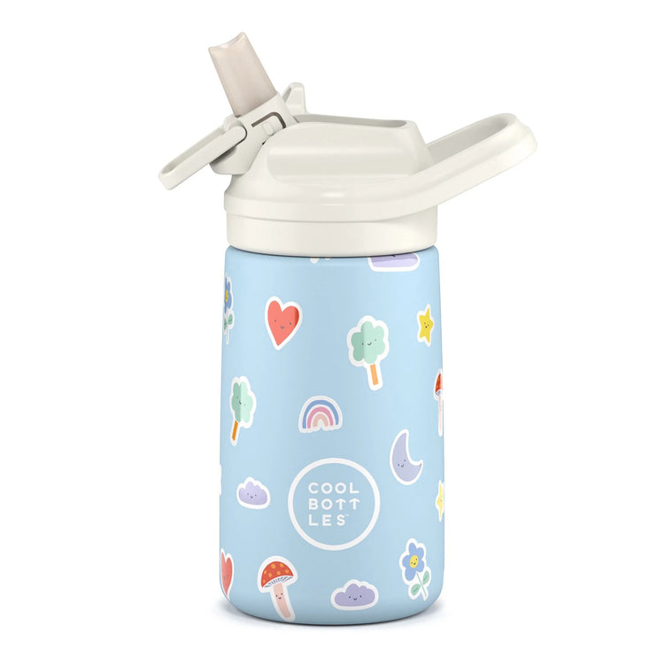 COOL BOTTLES. Kiddie Water bottle Rainbow Clouds 350ml