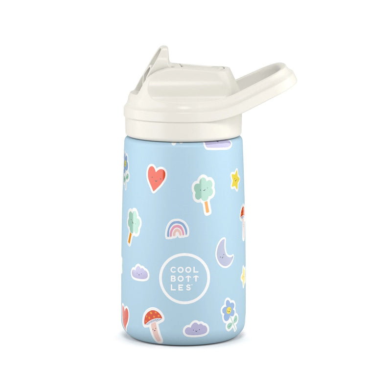 COOL BOTTLES. Kiddie Water bottle Rainbow Clouds 350ml