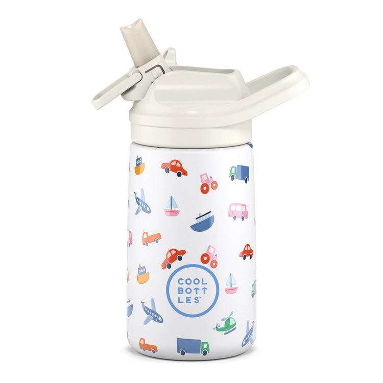 COOL BOTTLES. Kiddie Water bottle Little Wheels 350ml