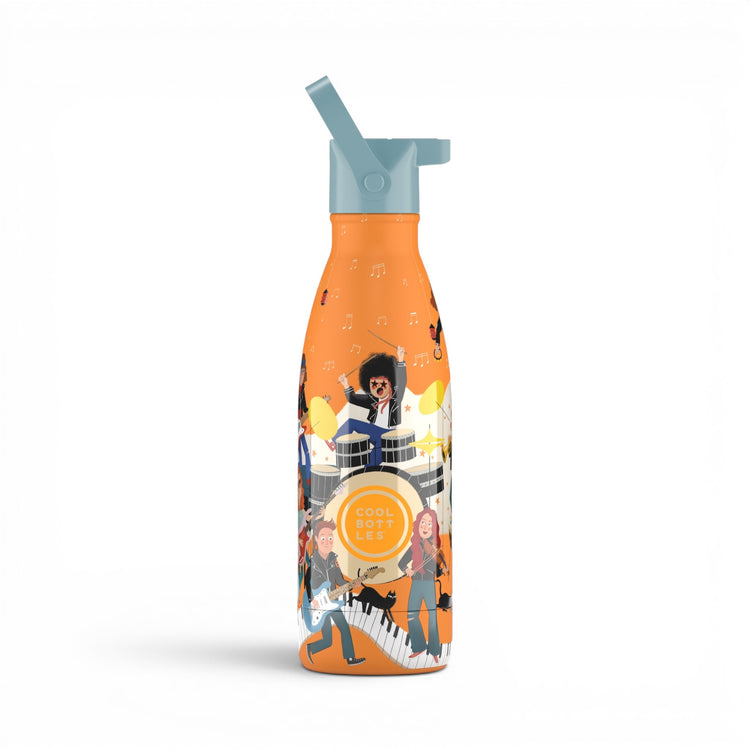 COOL BOTTLES. Kids water bottle Music Beat 350ml