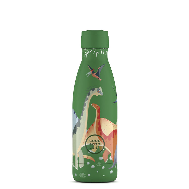 COOL BOTTLES. Ανοξείδωτο μπουκάλι Δεινόσαυροι 350ml