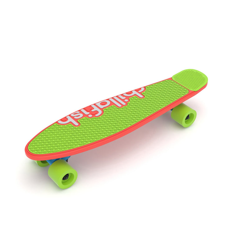 CHILLAFISH. Skatie skateboard - Red Mix