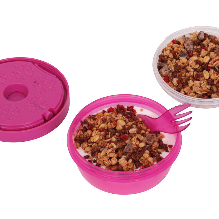 CARL OSCAR. N'ice Cup™ snack box with cooling disc - Purple