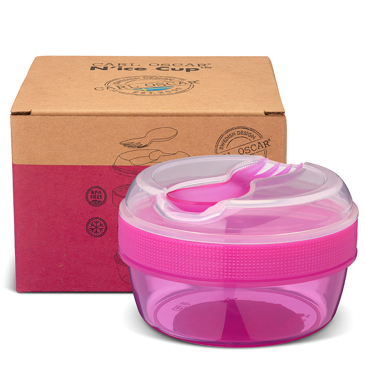 CARL OSCAR. N'ice Cup™ snack box with cooling disc - Purple