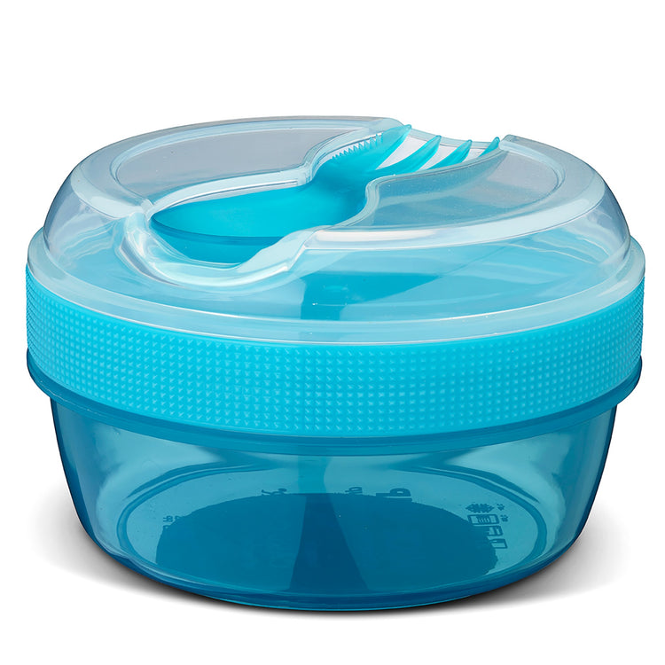 CARL OSCAR. N'ice Cup™ snack box with cooling disc - Turquoise