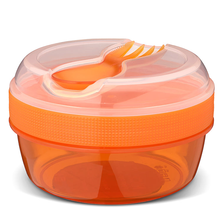 CARL OSCAR. N'ice Cup™ snack box with cooling disc - Orange