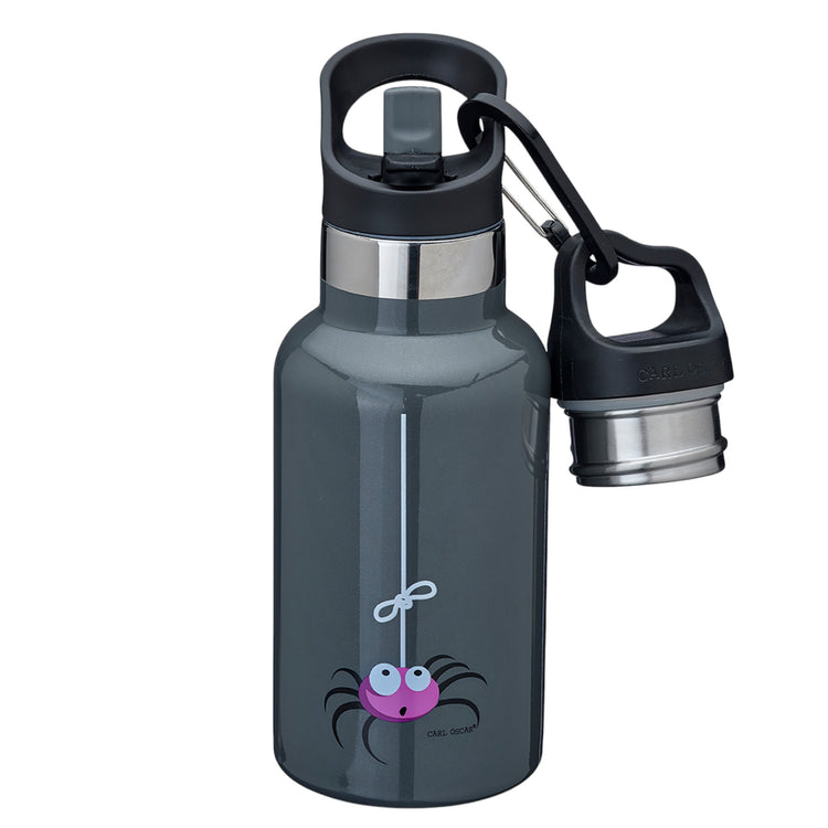 CARL OSCAR. TEMPflask Water bottle 350ml Spider - Grey