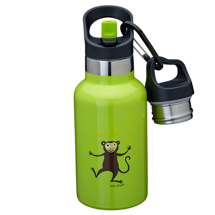 CARL OSCAR. TEMPflask Water bottle 350ml Monkey - Lime