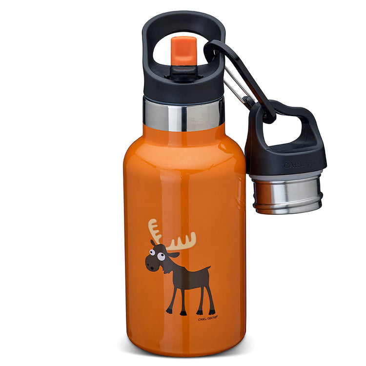 CARL OSCAR. TEMPflask Water bottle 350ml Moose - Orange
