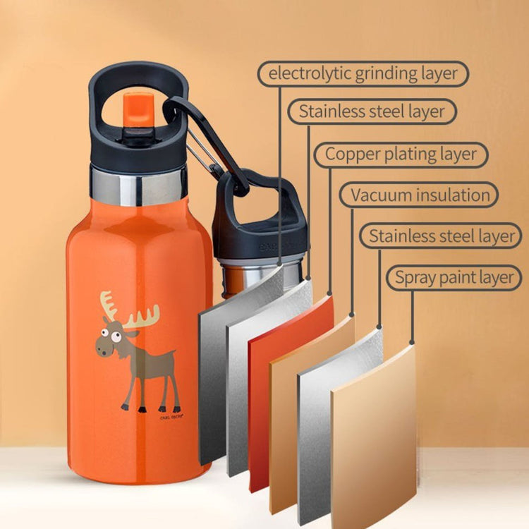 CARL OSCAR. TEMPflask Water bottle 350ml Moose - Orange