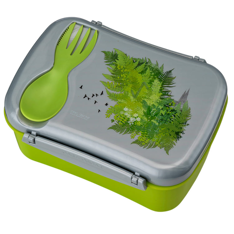 CARL OSCAR. Wisdom N'ice Box Lunch box with cooling pack Nature - Lime