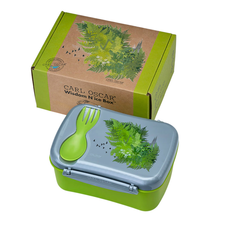 CARL OSCAR. Wisdom N'ice Box Lunch box with cooling pack Nature - Lime