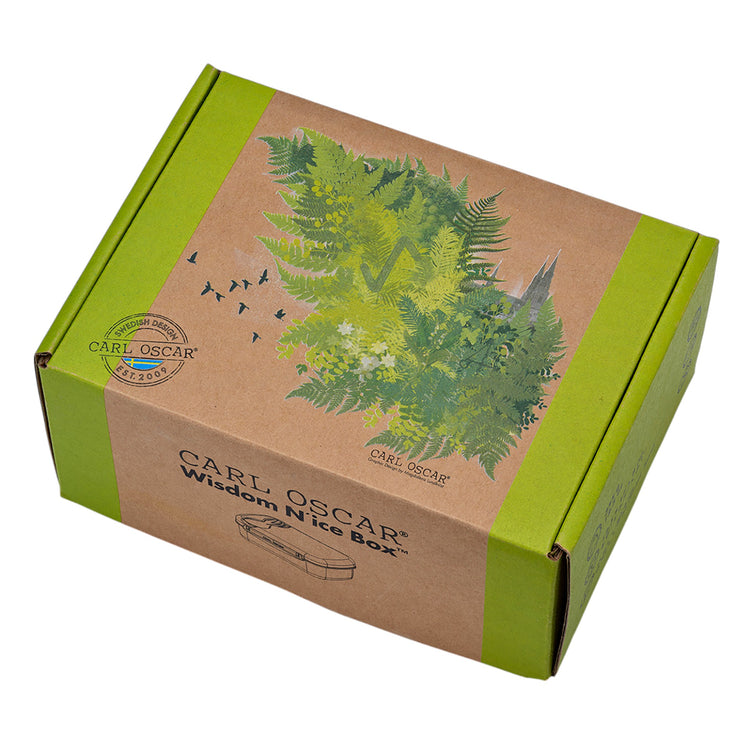 CARL OSCAR. Wisdom N'ice Box Lunch box with cooling pack Nature - Lime