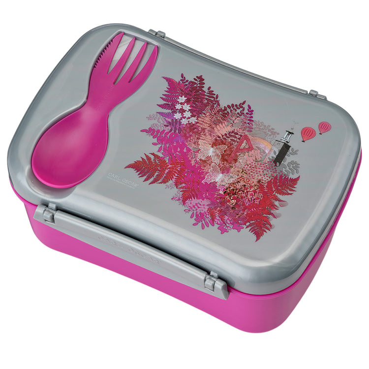 CARL OSCAR. Wisdom N'ice Box Lunch box with cooling pack Love - Purple