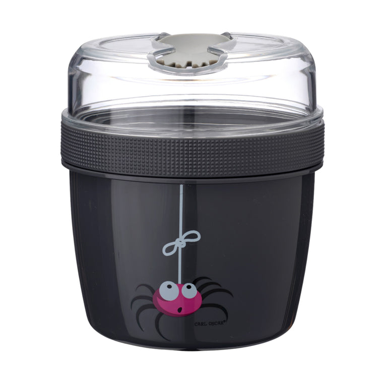 CARL OSCAR. N'ice Cup L Lunch box with cooling disc Spider - Grey