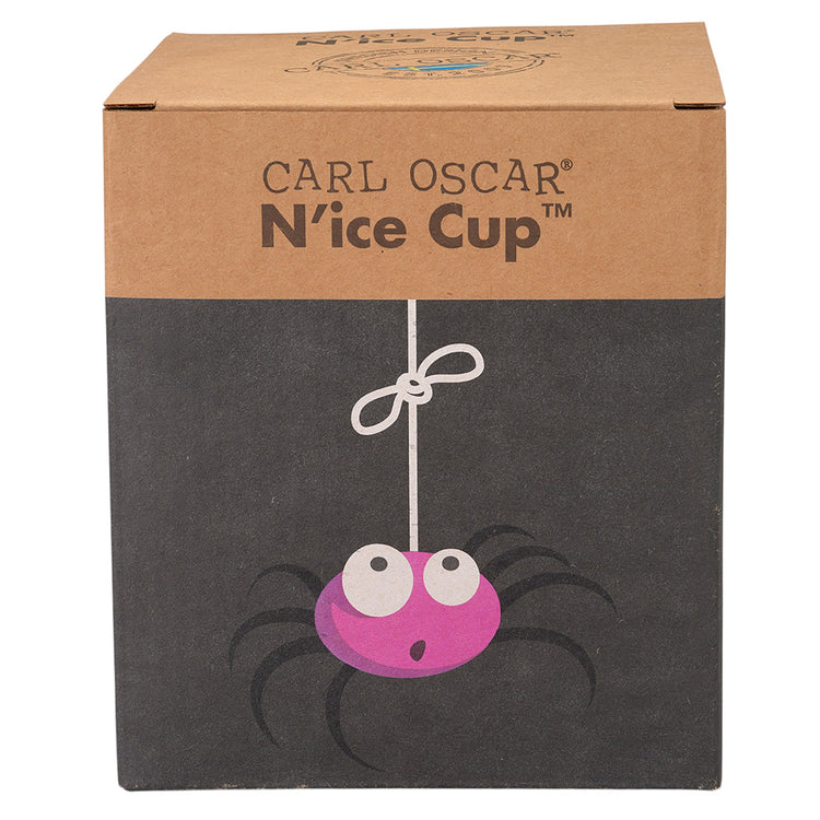 CARL OSCAR. N'ice Cup L Lunch box with cooling disc Spider - Grey