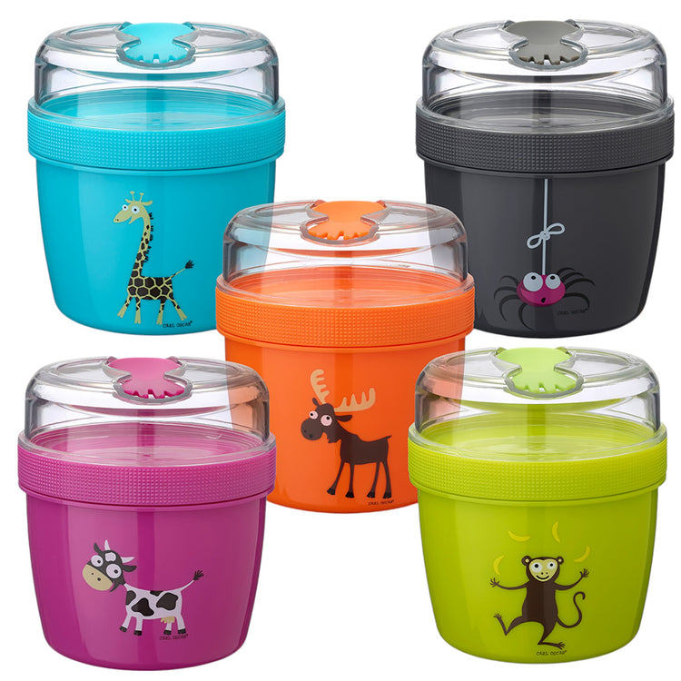 CARL OSCAR. N'ice Cup L Lunch box with cooling disc Monkey - Lime