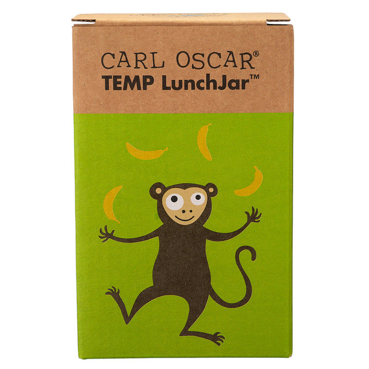 CARL OSCAR. TEMP LunchJar 300ml Monkey - Lime