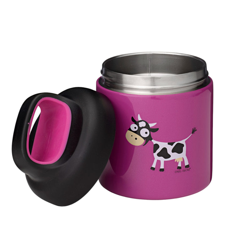 CARL OSCAR. TEMP LunchJar 300ml Cow - Purple