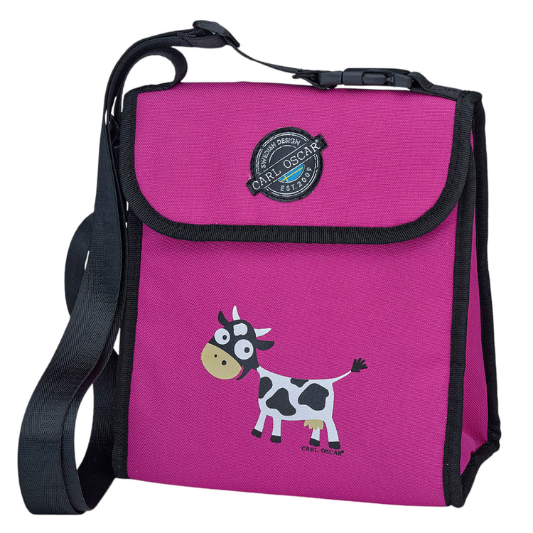 CARL OSCAR. Pack n' Snack™ Cooler bag 5L Cow - Purple