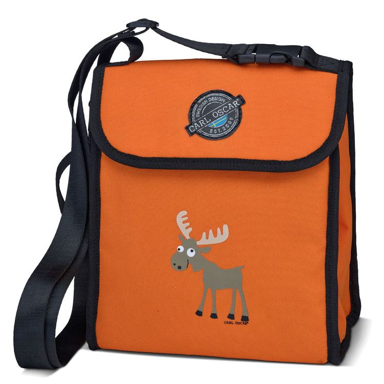 CARL OSCAR. Pack n' Snack™ Cooler Bag 5 L Moose - Orange