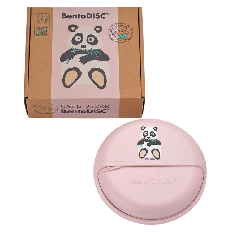 CARL OSCAR. BentoDISC Lunch box O18cm Panda - Pink