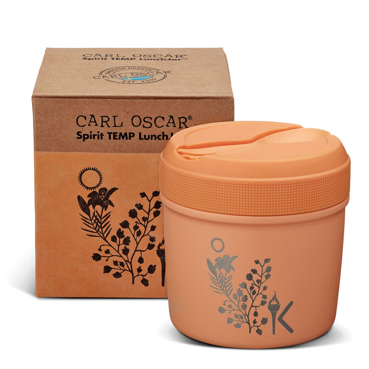 CARL OSCAR. Spirit TEMP LunchJar™ with cutlery 500ml Energy - Orange
