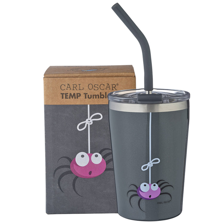 CARL OSCAR. TEMP Tumbler™ 250ml Spider - Grey