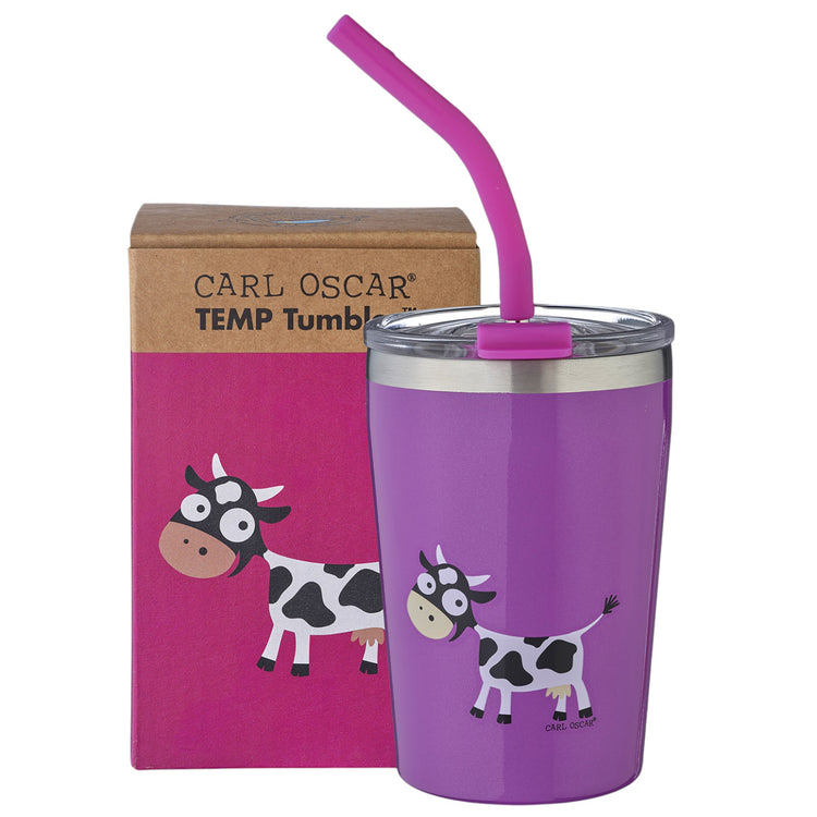 CARL OSCAR. TEMP Tumbler™ 250ml Cow - Purple