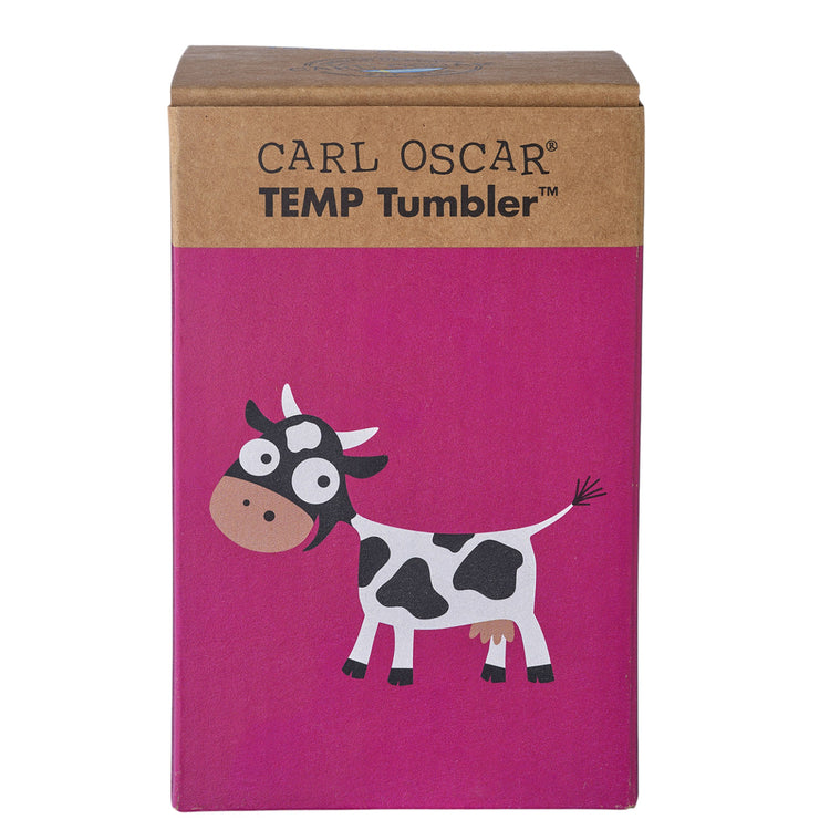 CARL OSCAR. TEMP Tumbler™ 250ml Cow - Purple