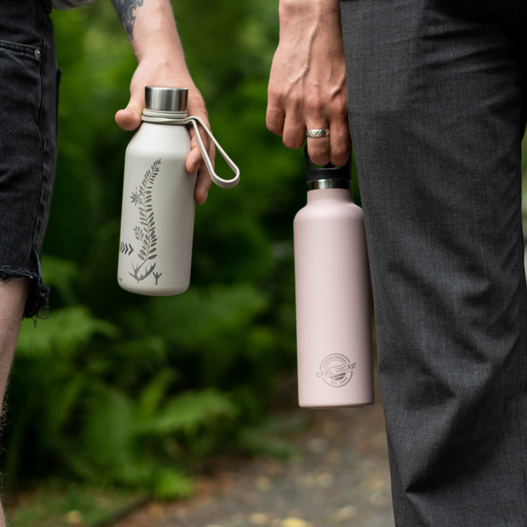 CARL OSCAR. TEMPflask Water bottle 700ml - Greige