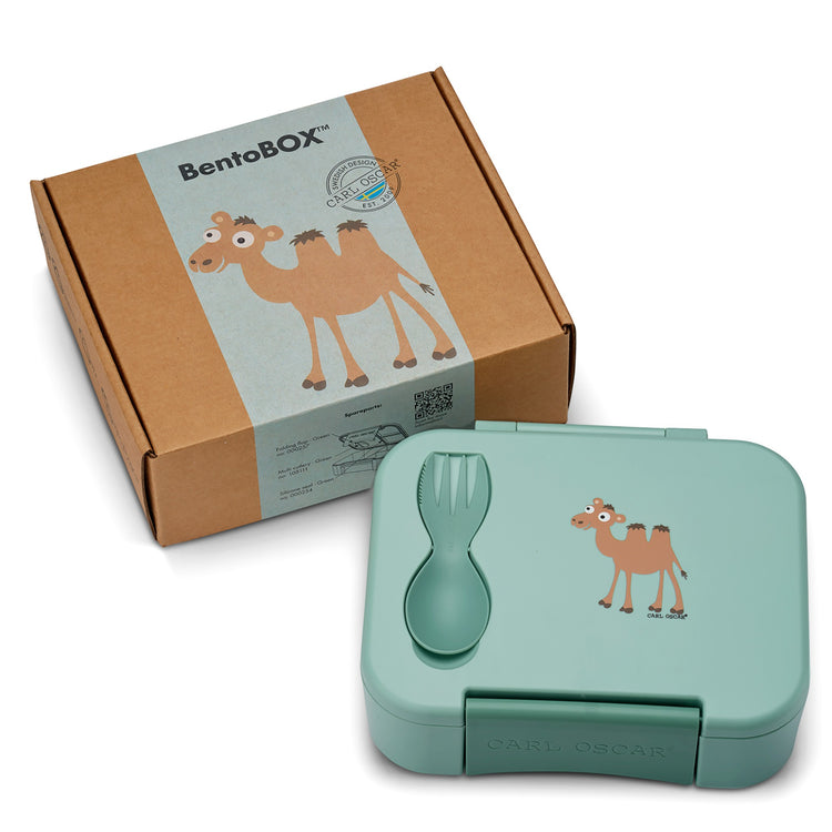 CARL OSCAR. BentoBOX™ Lunch box Camel - Green