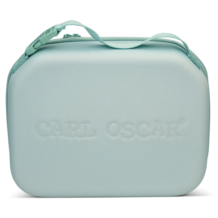 CARL OSCAR. Ισοθερμικό τσαντάκι φαγητού Pack n’ Snack Καμήλα - Πράσινο