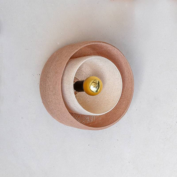 LA CASE DE COUSIN PAUL. Επιτοίχιο μαγνητικό φωτιστικό Tulipe Nude/Sand (φυσικό ροζ/μπεζ απαλό)