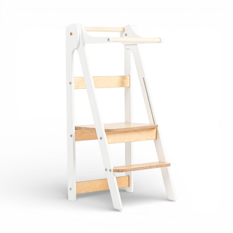 Duck Woodworks. Folding kitchen tower white