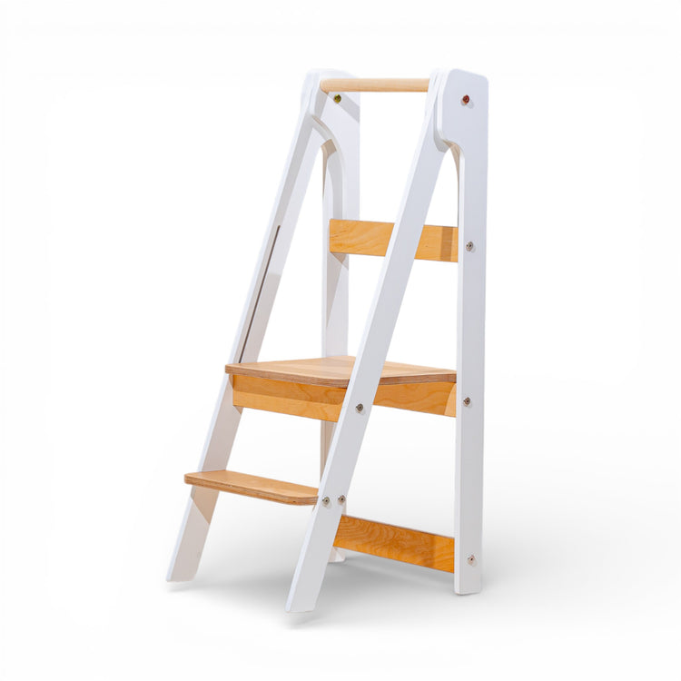 Duck Woodworks. Folding kitchen tower white