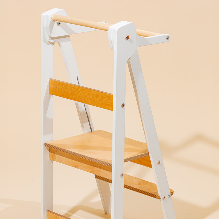 Duck Woodworks. Folding kitchen tower white