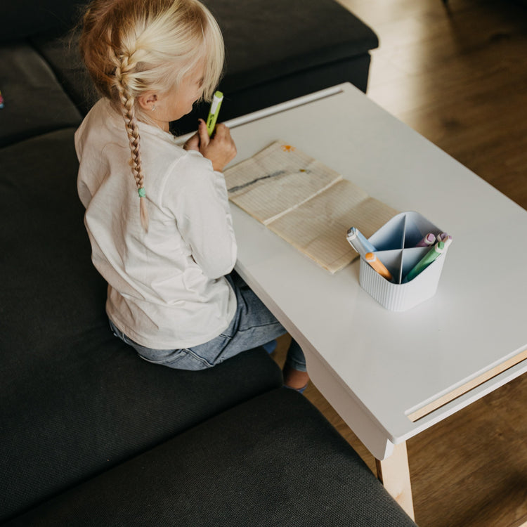 Duck Woodworks. Montessori table white