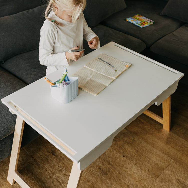 Duck Woodworks. Montessori table white