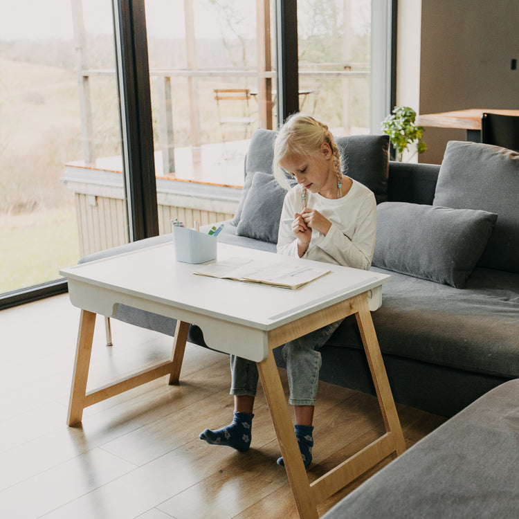 Duck Woodworks. Montessori table white