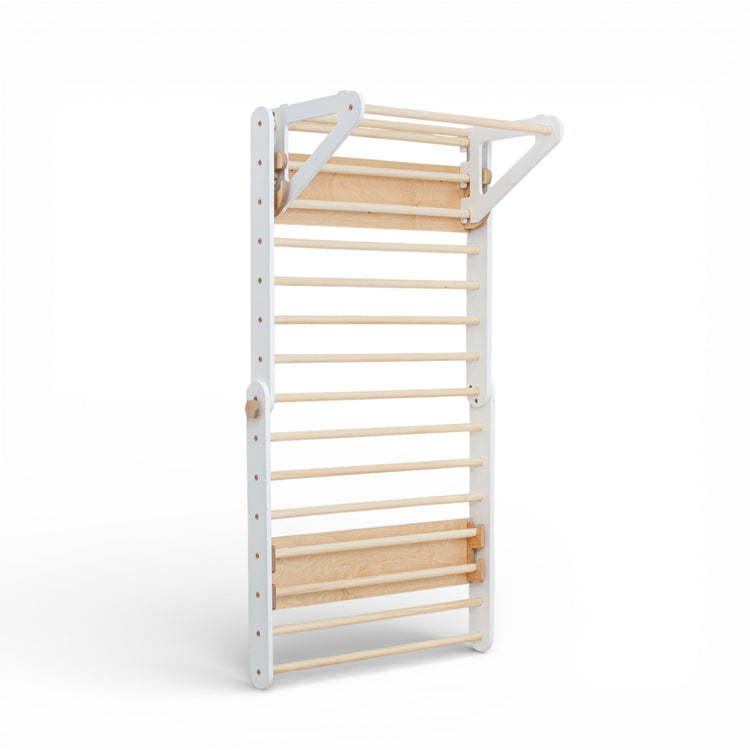 Duck Woodworks. Climbing triangle wall set white