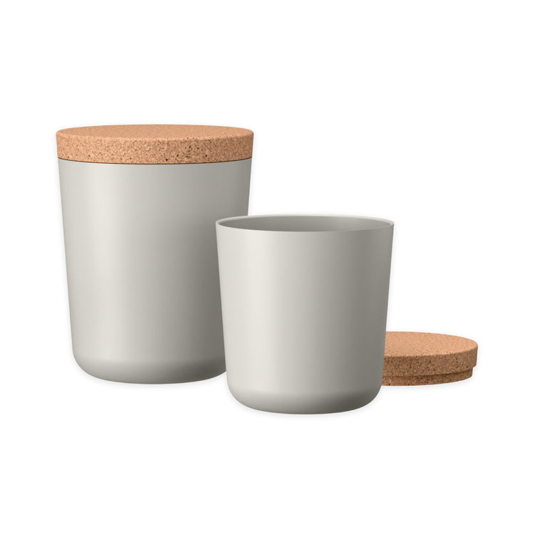 EKOBO. Claro XXL Storage Jar - Stone